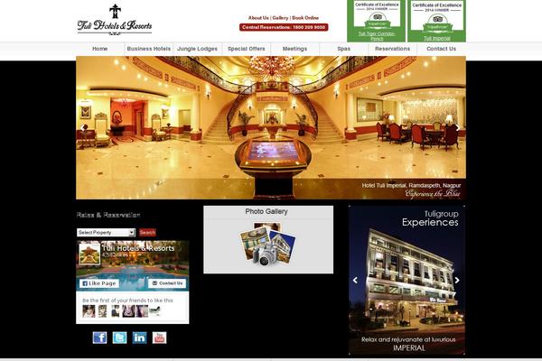 Default theme site design template sample