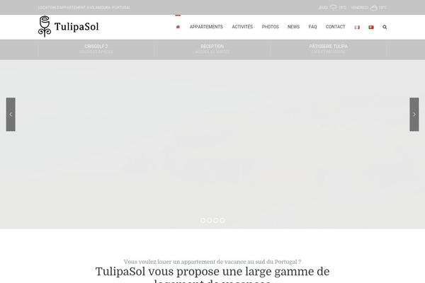 Site using Simple Weather plugin