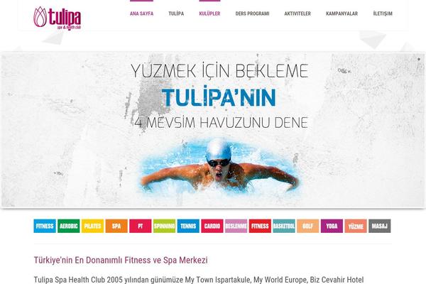 tulipaspahealthclub.com site used Fitnesszone