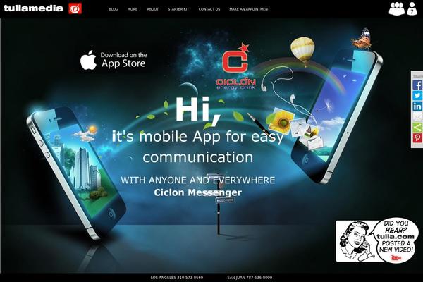 Axis theme site design template sample