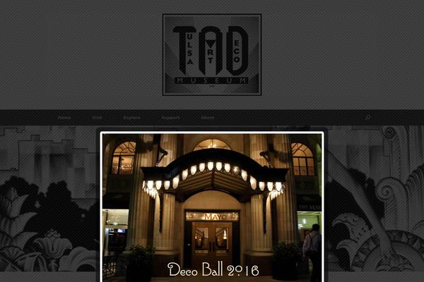 Vantage theme site design template sample