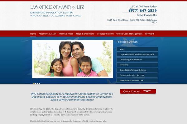 Twentyseventeen-child theme site design template sample