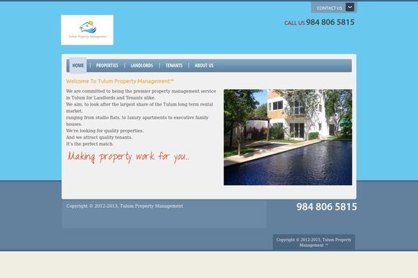 Denali theme site design template sample