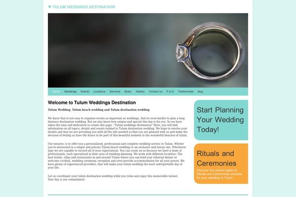 tulumweddingsdestination.com site used Twentyhack