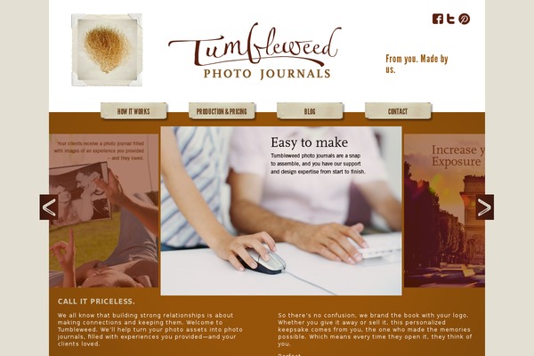 tumbleweedphotojournals.com site used Tumbleweed