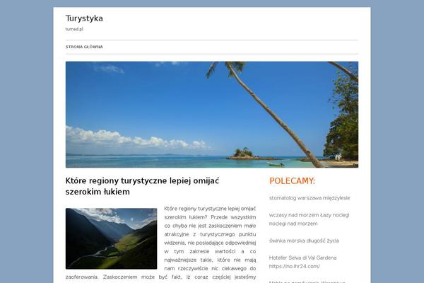 Tiny Framework theme site design template sample