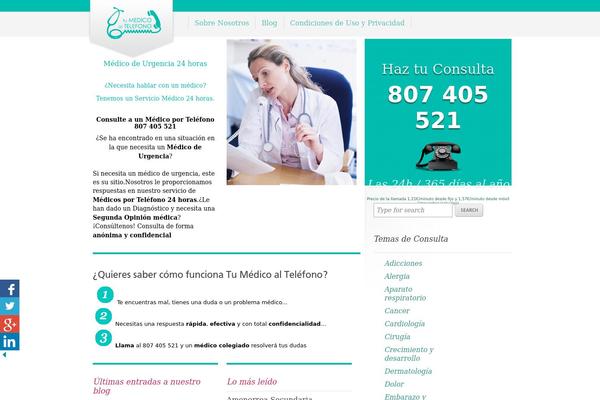 Medica Parent theme site design template sample