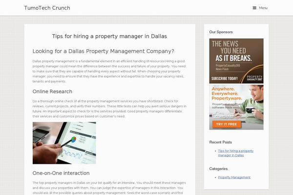 Influence theme site design template sample