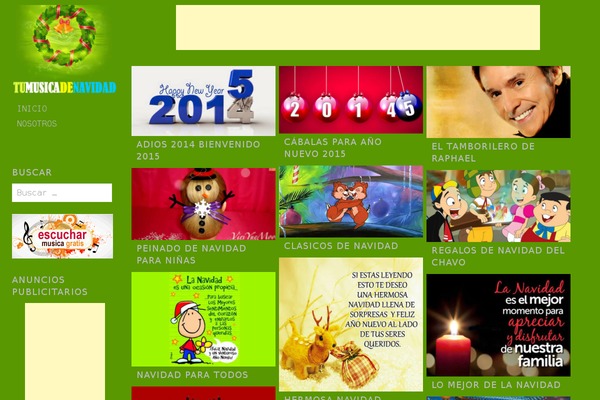 tumusicadenavidad.com site used Christmas