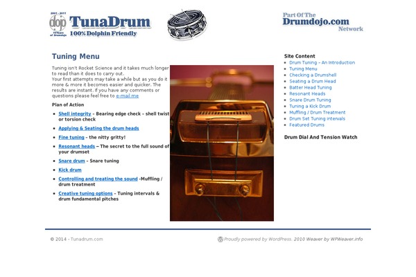 2010 Weaver theme site design template sample