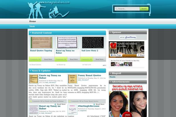 Bloom theme site design template sample