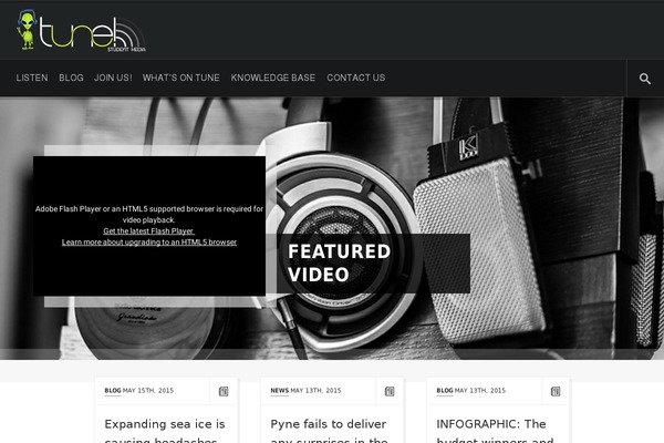 Site using Audiotheme plugin