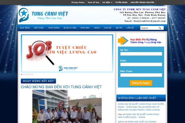 tungcanhviet.com site used Magicstyle