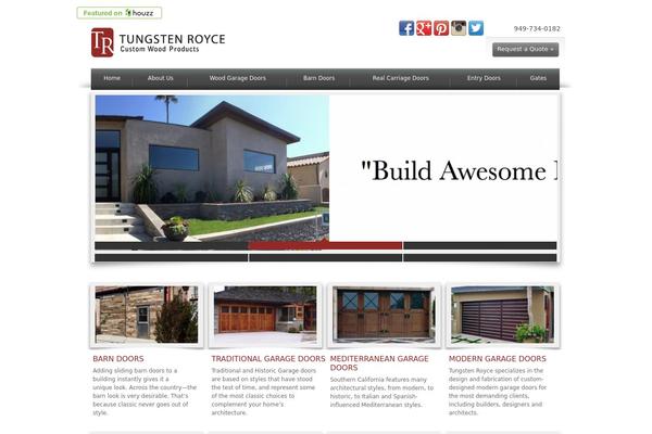 Site using Feature A Page Widget plugin