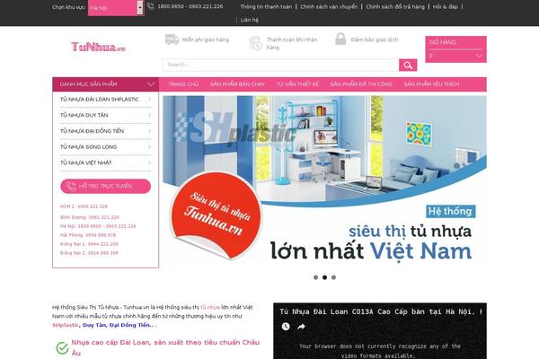 tunhua.vn site used Creativeframework