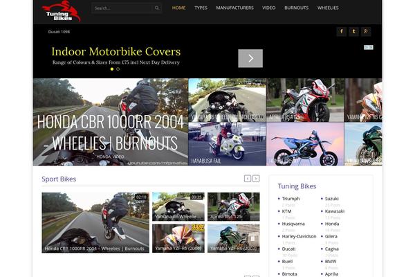 Truemag theme site design template sample