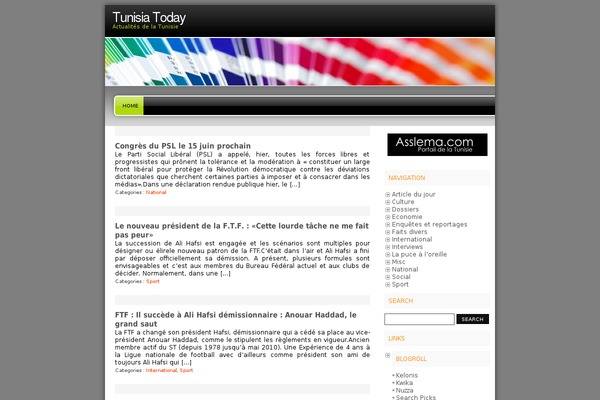 Freshy theme site design template sample