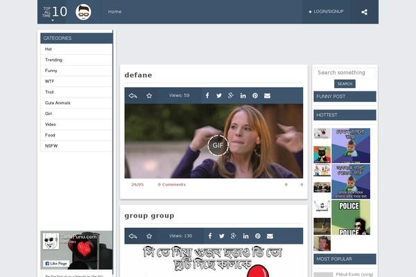 Site using GIF Animation Preview plugin