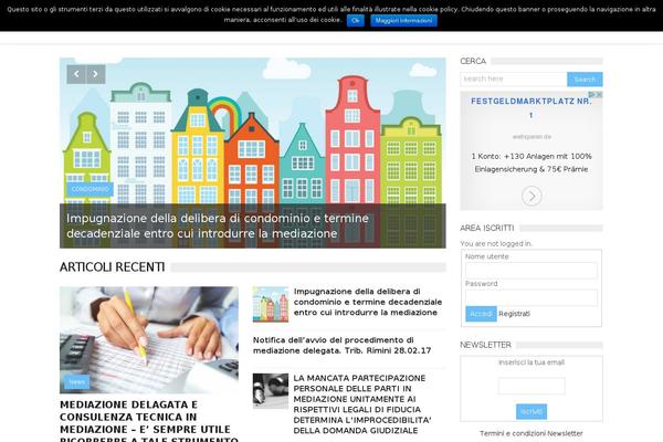 TrendyBlog theme site design template sample