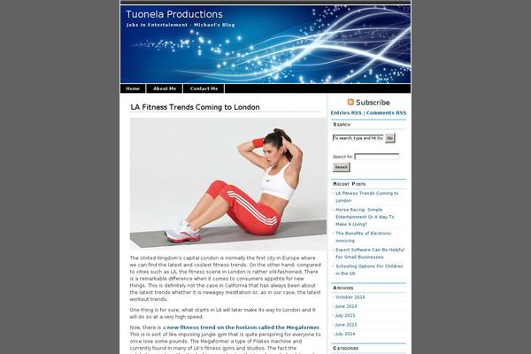 magicblue theme site design template sample