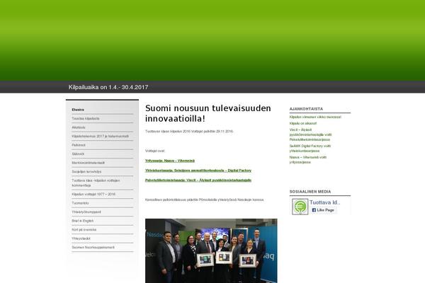 Infinite theme site design template sample