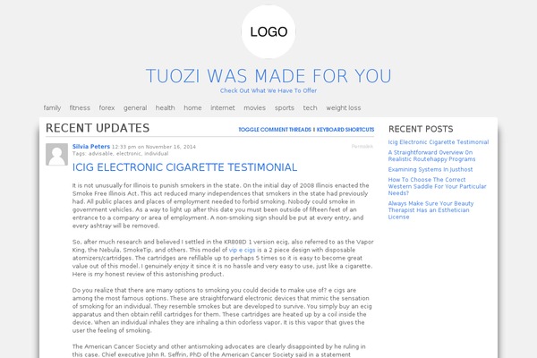 tuozi.net site used P3
