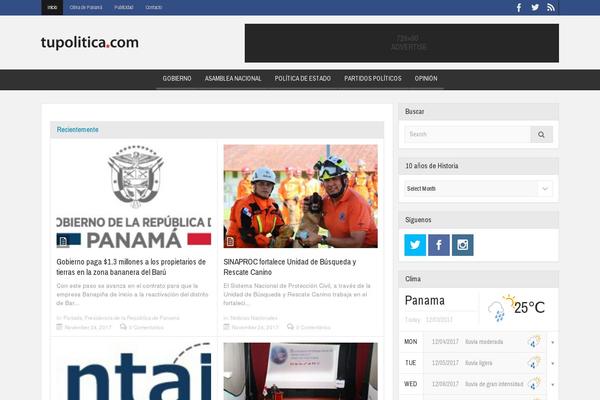 Multinews theme site design template sample