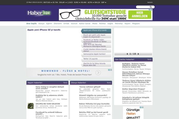 turanhaberleri.com site used Haber