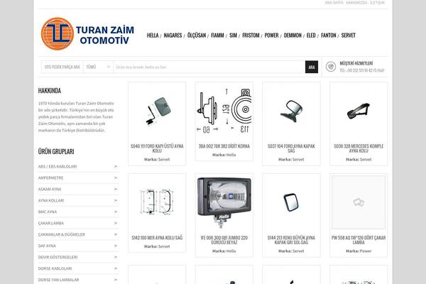 Mindig theme site design template sample
