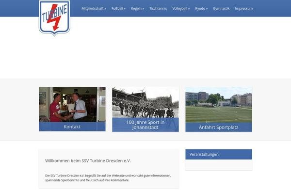 turbine-dresden.de site used Sport