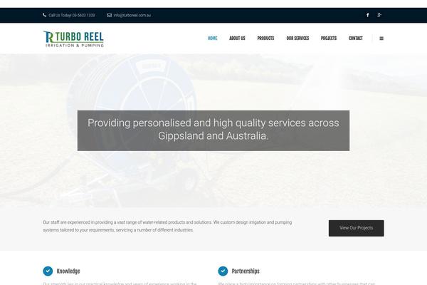 Konstruct theme site design template sample