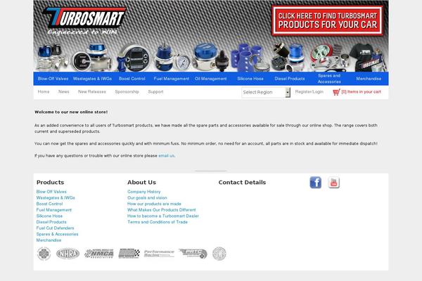 Turbosmart theme websites examples