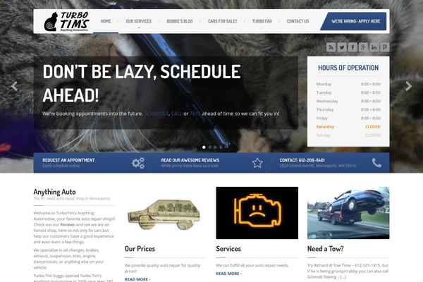 CarPress theme site design template sample