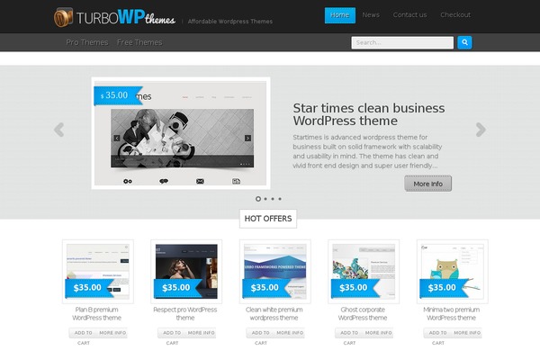 Boutique theme site design template sample