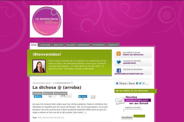 Mainstream theme site design template sample