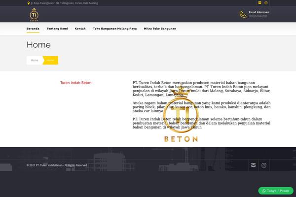 BuildMe theme site design template sample