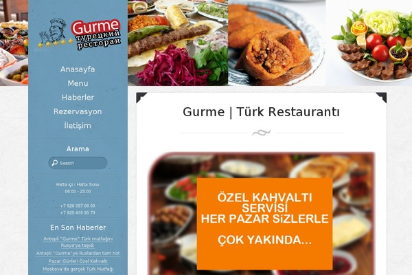 Eatery theme site design template sample