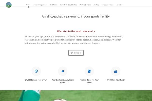 Aperture theme site design template sample