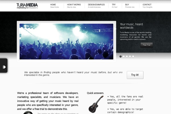 turiamedia.com site used Archin