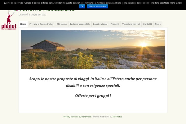 Misty Lake theme site design template sample