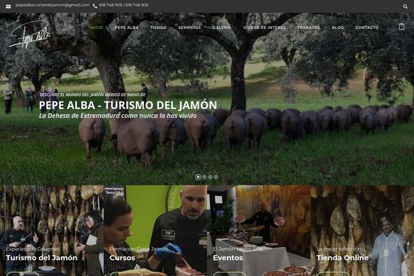 Oshine theme site design template sample