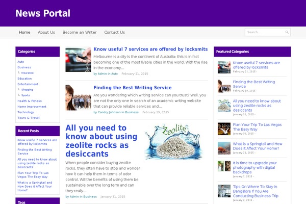 Newspaperex theme site design template sample