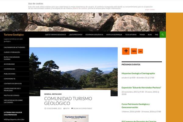 Site using Accessible External Text Links plugin