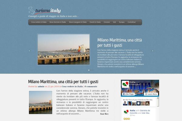 Feather theme site design template sample