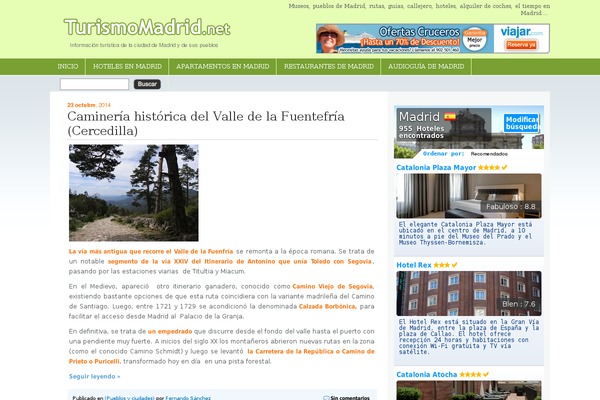 Madrid theme site design template sample