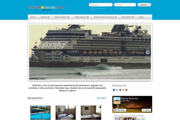 GeoPlaces theme site design template sample