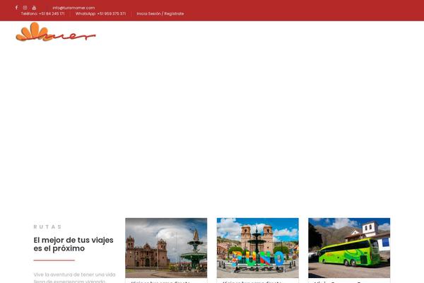 Traveler theme site design template sample