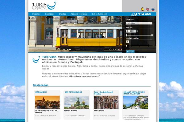 Site using WordPress Content Slide plugin