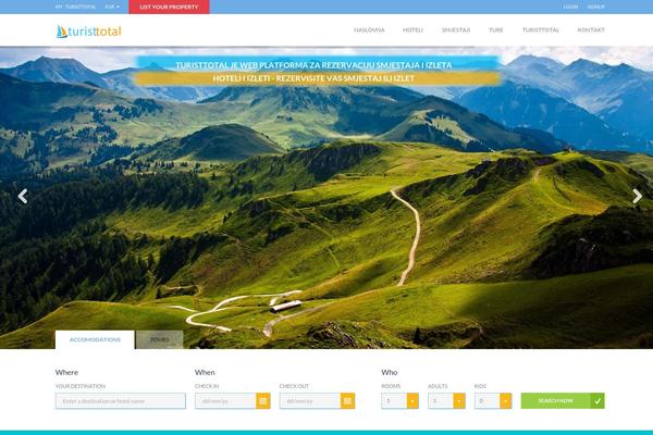 Site using Blue Admin plugin