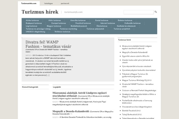 Mimbo theme site design template sample